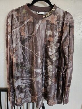 Hecs Hunting Stealth Screen Camo Carbon Base Layer Long Sleeve Shirt